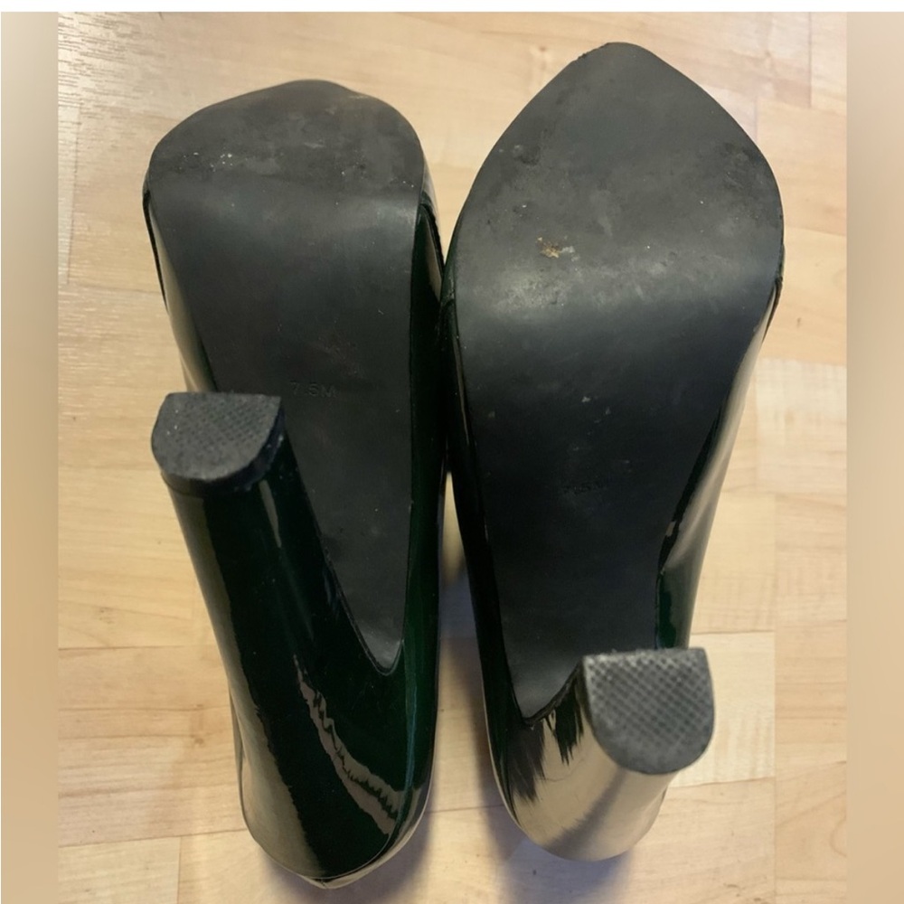 Rare Vintage Jeffrey Campbell Green Platform Heels. Statement Footwear!!! - Picture 8 of 8